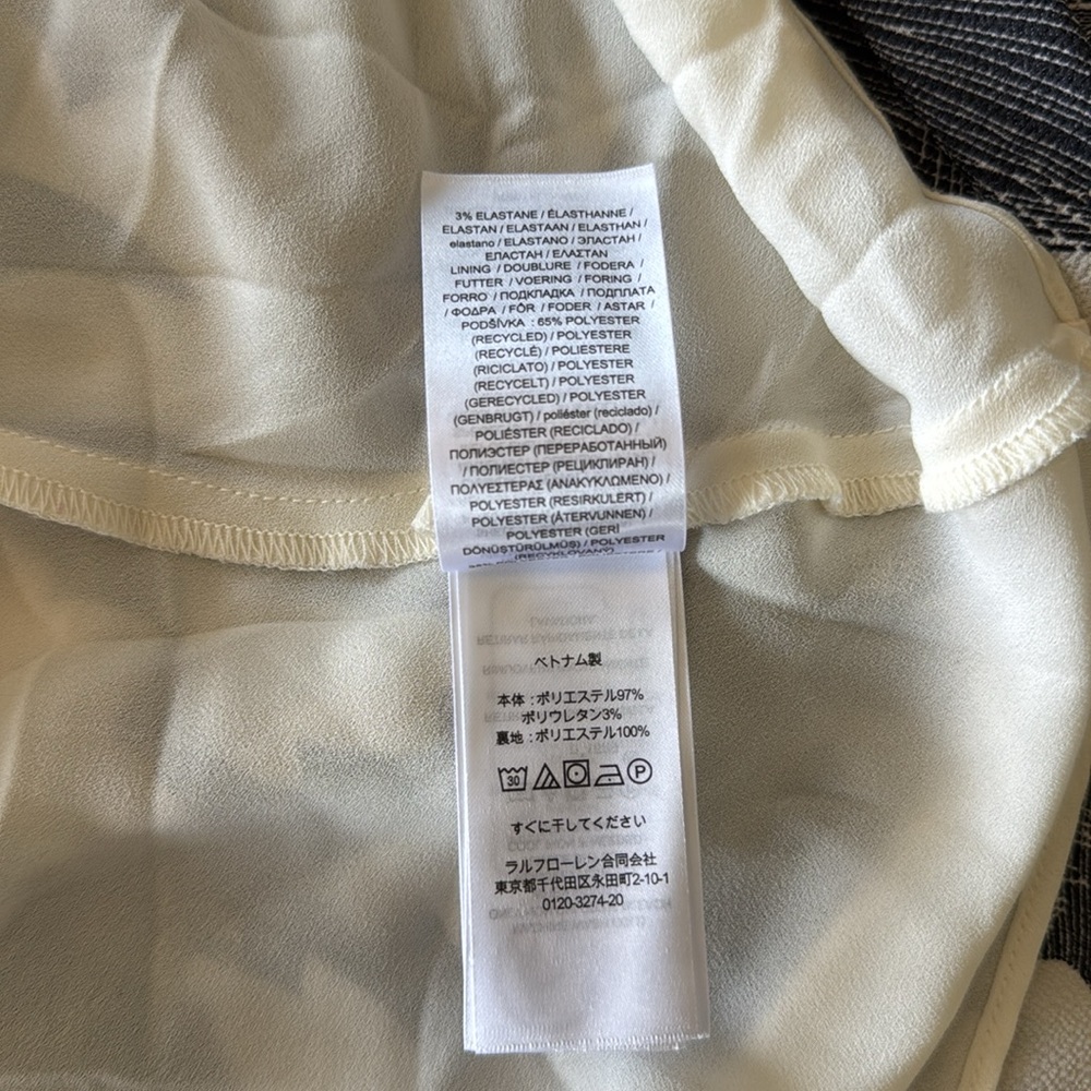 Lauren Ralph Lauren Black and White Floral Dress Size 12 - Picture 11 of 12